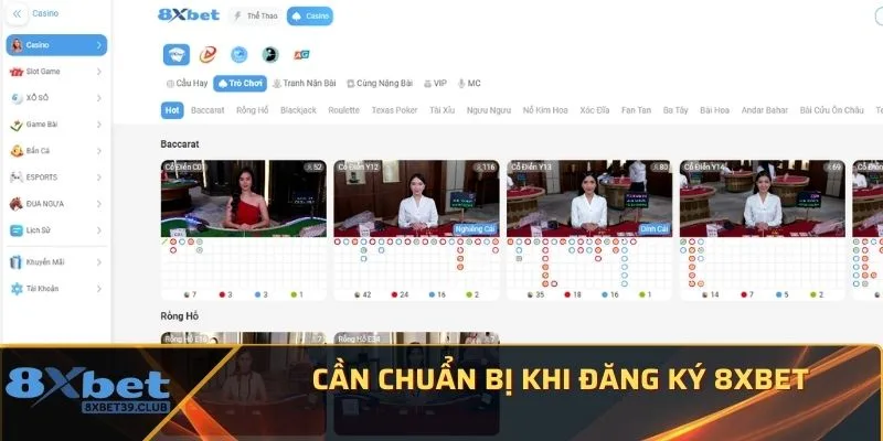 Cần chuẩn bị khi đăng ký 8Xbet Cần chuẩn bị khi đăng ký 8Xbet