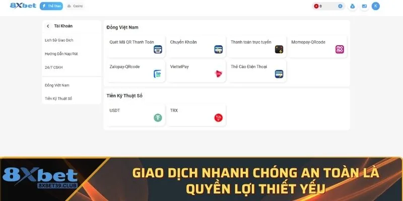 Giao dịch nhanh chóng an toàn là quyền lợi thiết yế Giao dịch nhanh chóng an toàn là quyền lợi thiết yếu